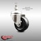 Service Caster 3 Inch 316SS Soft Rubber Wheel Swivel 10mm Threaded Stem Caster SCC SCC-SS316TS20S314-SRS-M1015 - alternate 4